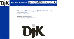 Desktop Screenshot of djk-bw-bieber.de