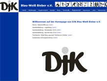 Tablet Screenshot of djk-bw-bieber.de